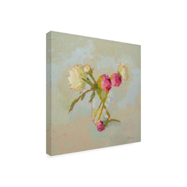 Carol Maguire 'Peonies In Glass' Canvas Art,24x24